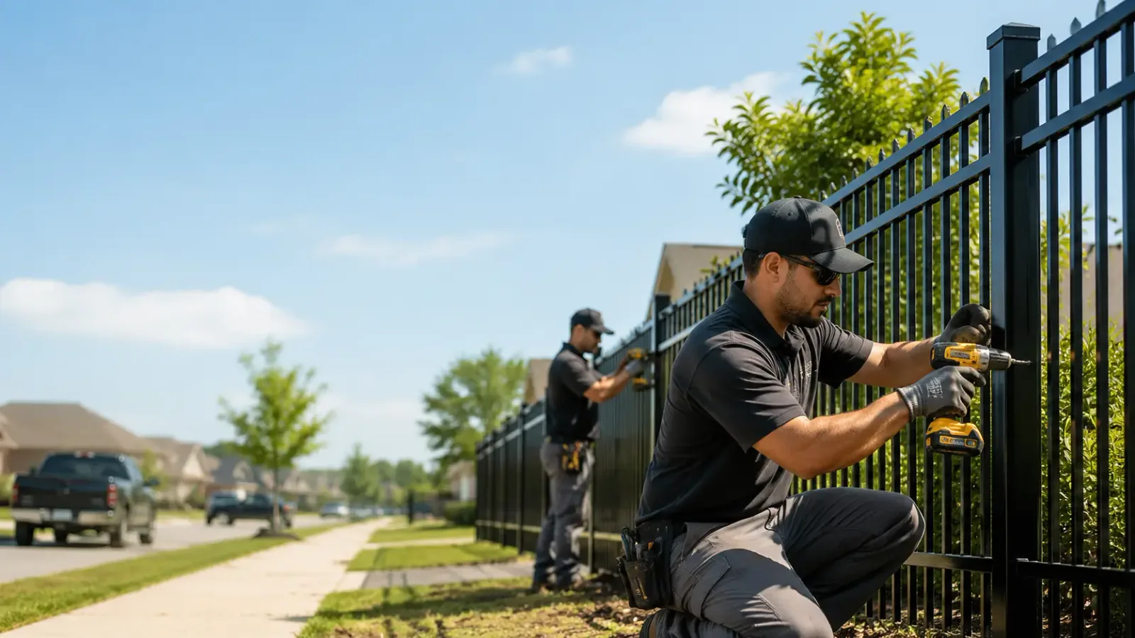 Metal Fence Installation in West Roxbury, MA
